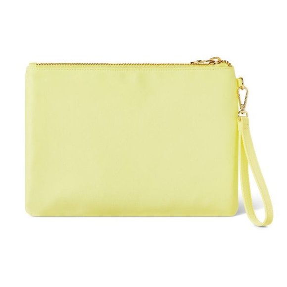 NWT Stoney Clover Lane x Target Light Yellow STUFF Patch Flat Pouch - Picture 3 of 3